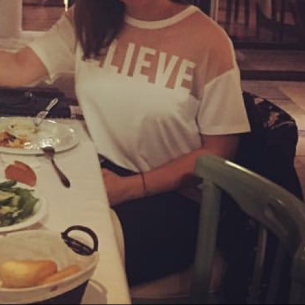 Believe Tshirt Transparent